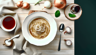 zupa cebulowa z winem